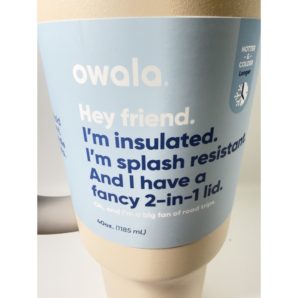 Owala Dune Drifter 40oz Vacuum Insulated‎ Tumbler - New - Picture 4 of 5